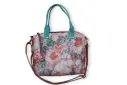 Shopper turquesa/rosa