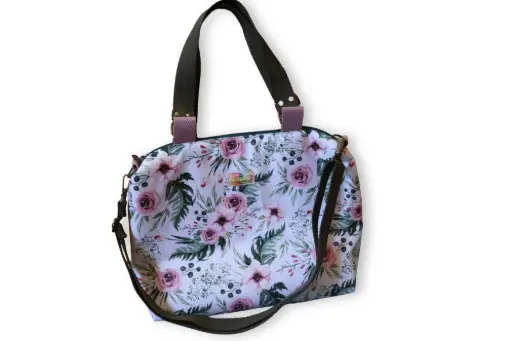 Bolso shopper impermeable floral