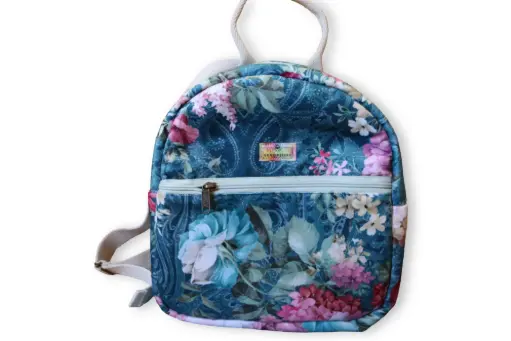 Mochila floral suave