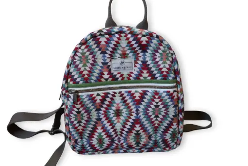 Mochila rombos gobelino
